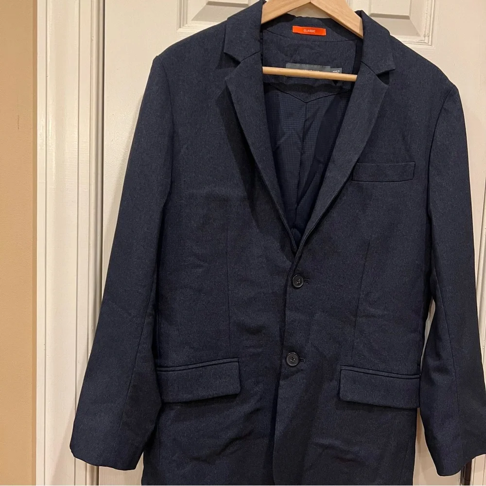 Bluffworks Gramercy Blazer Suit Sport Jacket Unstructured Navy Blue Men’s 36R